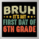Search for vintage classroom posters First day of school