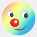 Search for silly faces stickers Clown