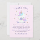 Search for unicorn thank you cards Cute