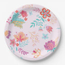 Search for vintage floral plates Baby shower