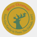 Search for red head stickers Reindeer