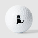 Search for good luck golf balls Black cat