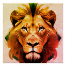 Search for beasts posters Lion