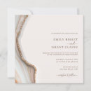 Recherche de texture marbre invitations Élégant moderne simple