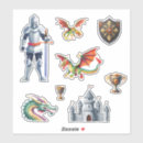 Recherche de chevaliers autocollants Fantastique