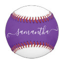 Search for purple baseballs White