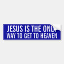 Search for only bumper stickers Jesus christ