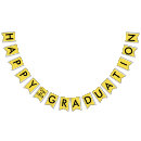 Search for yellow and black bunting flags Graduation