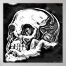 Search for black and white skull posters Abstract