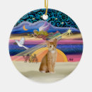 Search for orange and white cat ornaments Cats