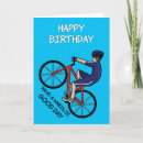 Search for cycling birthday cards Wheelie