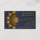 Recherche de life coach business cards Mandala
