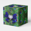 Search for peacock favour boxes Elegant