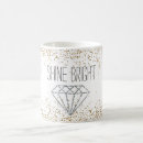 Search for shining diamond mugs Gold