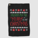 Search for santa claus golf towels For merry christmass