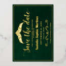 Search for simple quinceanera invitations Emerald green