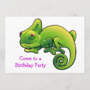Search for chameleon birthday invitations Lizard