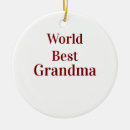 Search for world ornaments Best grandma ever