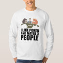 Recherche de royal flush tshirts Poker