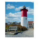 Search for beach lighthouse posters White