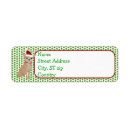 Search for chihuahua dog return address labels Red