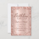 Search for 10th birthday invitations Rose gold