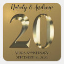 Search for metalic wedding stickers Golden