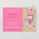 Search for rock climbing birthday invitations Adventure