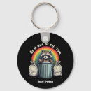 Search for racoon rounded keychains Funny