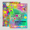 Search for fun retro hippy invitations Vintage
