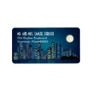 Search for city skyline return address labels Buildings