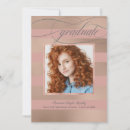 Search for rose gold graduation announcement cards Elegant