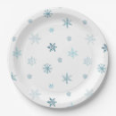 Recherche de flocon neige assiettes Flocons de neige aquarelle