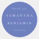 Search for periwinkle wedding stickers Minimalist