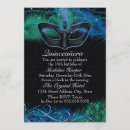 Search for green masquerade mask invitations 15th