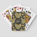 Search for yellow sunflowers playing cards Nature
