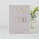Recherche de lilac save the dates Élégant