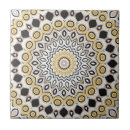 Search for mustard yellow pattern tiles Bright