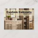 Search for cabinet business cards Carpentry
