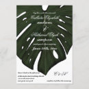 Search for monstera leaf wedding invitations Tropical