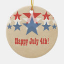 Search for red white and blue ornaments Stars