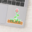 Search for virtues stickers Hope