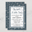 Search for twinkle twinkle little star baby boy shower invitations Script