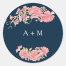 Search for blue pink wedding stickers Floral