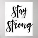 Search for stay strong posters Black and white