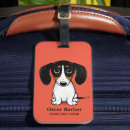 Search for dachshund luggage tags Black and tan