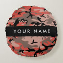 Recherche de camouflage rouge coussins Motif