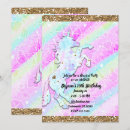 Search for rainbow fairy birthday invitations Purple