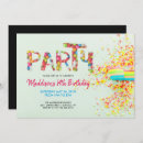 Search for rainbow sprinkles birthday invitations Teen