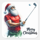 Recherche de golf père noël autocollants Neige